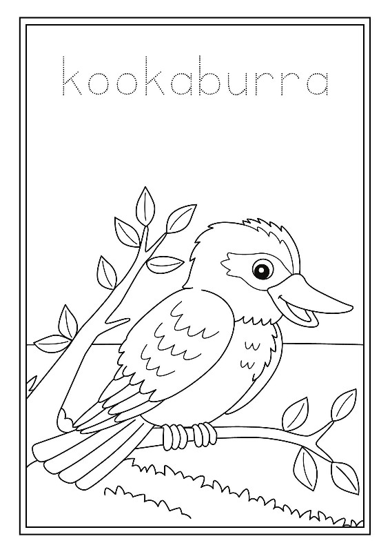 coloring book sample image